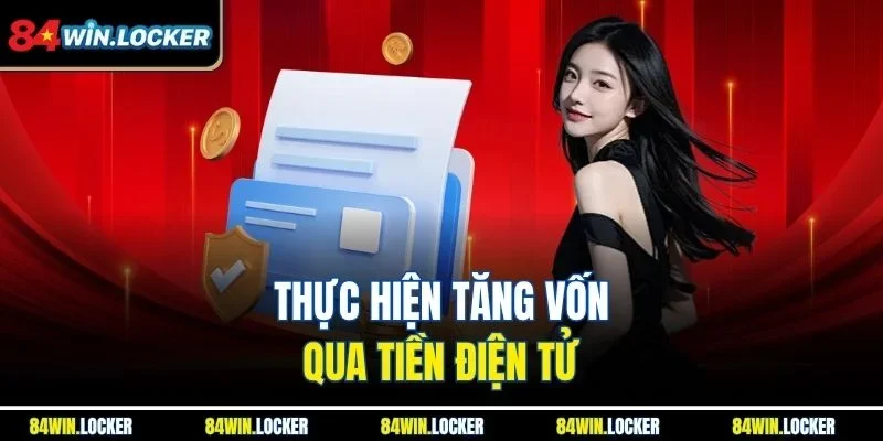 Thực hiện tăng vốn qua tiền điện tử