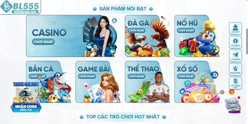 Các sản phẩm giải trí nổi bật có tại BL555